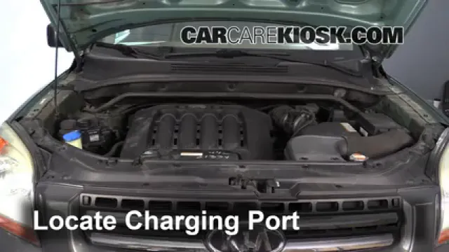 2007 Kia Sportage LX 2.7L V6 Climatisation Ajouter du réfrigérant